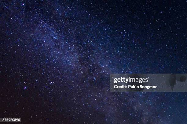 milky way galaxy with stars and space dust in the universe - angel dust stock pictures, royalty-free photos & images