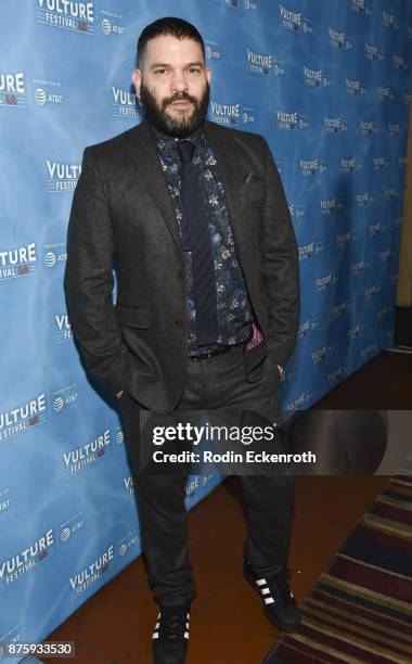 Guillermo Diaz attends the Scandal: Final Season Panel at Vulture Festival Los Angeles at Hollywood Roosevelt Hotel on November 18, 2017 in...