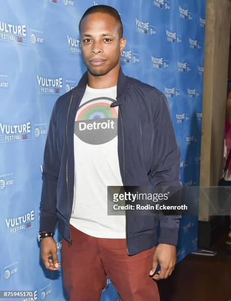 Actor Cornelius Smith Jr. Attends the Scandal: Final Season Panel at Vulture Festival Los Angeles at Hollywood Roosevelt Hotel on November 18, 2017...