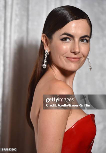 Actress Camilla Belle arrives at the inaugural Los Angeles gala dinner in support of The Fred Hollows Foundation at DREAM Hollywood on November 15,...