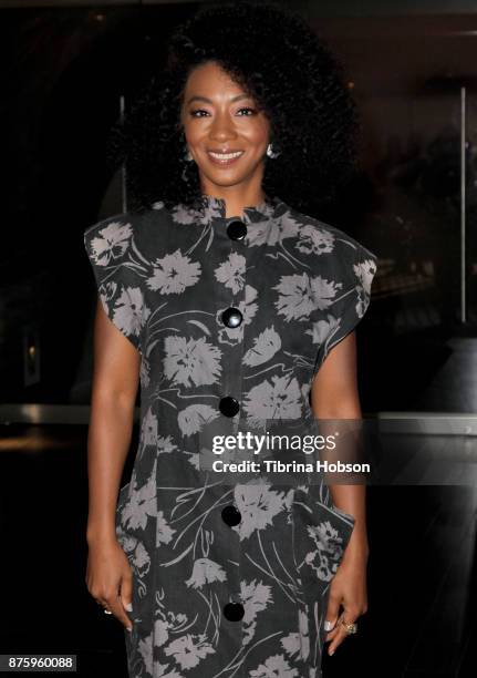 Betty Gabriel attends the SAG-AFTRA Foundations conversations and screening of 'Get Out' at Pacific Design Center on November 17, 2017 in West...