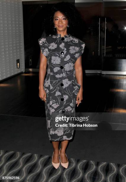 Betty Gabriel attends the SAG-AFTRA Foundations conversations and screening of 'Get Out' at Pacific Design Center on November 17, 2017 in West...