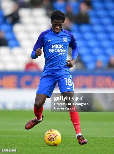 Peterborough United's Leo Da Silva Lopes during the Sky Bet League One match between Peterborough United and Blackpool at ABAX Stadium on November...