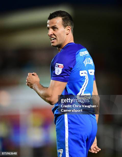 Peterborough United's Steven Taylor during the Sky Bet League One match between Peterborough United and Blackpool at ABAX Stadium on November 18,...