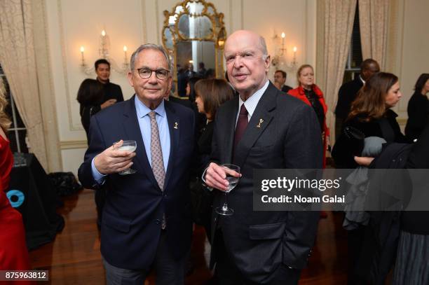 Fred Cohen and President, International Emmys Bruce Paisner attends International Emmy Awards Festival Opening Cocktail at Council of the Americas on...