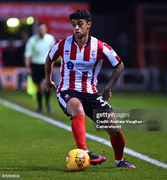 Lincoln City's Cameron Stewart during the Sky Bet League Two match between Lincoln City and Coventry City at Sincil Bank Stadium on November 18, 2017...