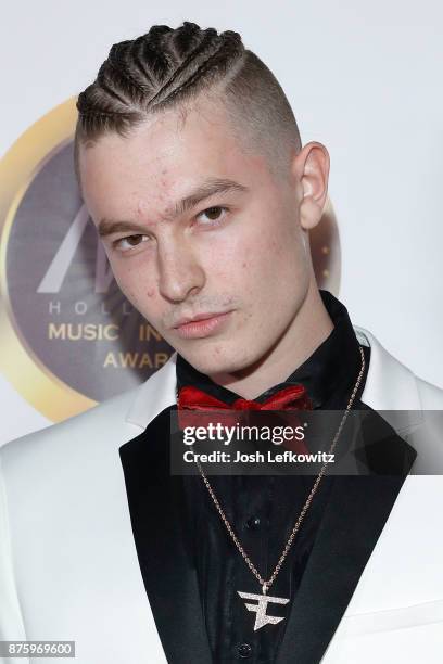 FaZe Blaze attends the 8th Annual Hollywood Music in Media Awards at the Avalon Hollywood on November 16, 2017 in Los Angeles, California.