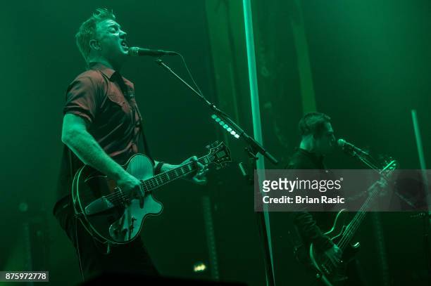 Josh Home of Queens of the Stone Age performs at Wembley Arena on November 18, 2017 in London, England.