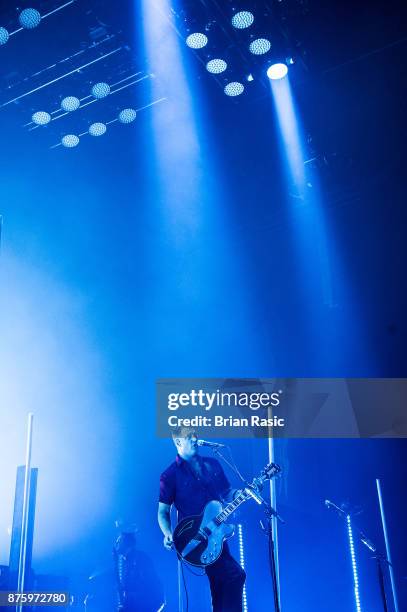 Josh Home of Queens of the Stone Age performs at Wembley Arena on November 18, 2017 in London, England.