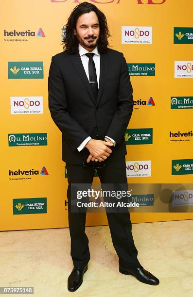 Cuban actor Mario Cimarro attend the SICAB Closing Gala 2017 on November 18, 2017 in Seville, Spain.