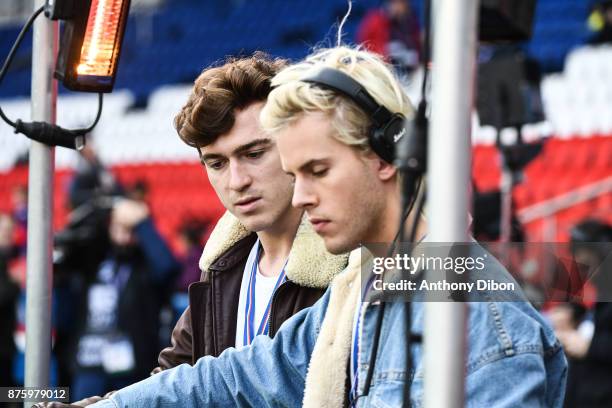 Dj set of Ofenbach during the Ligue 1 match between Paris Saint Germain and Nantes at Parc des Princes on November 18, 2017 in Paris, .