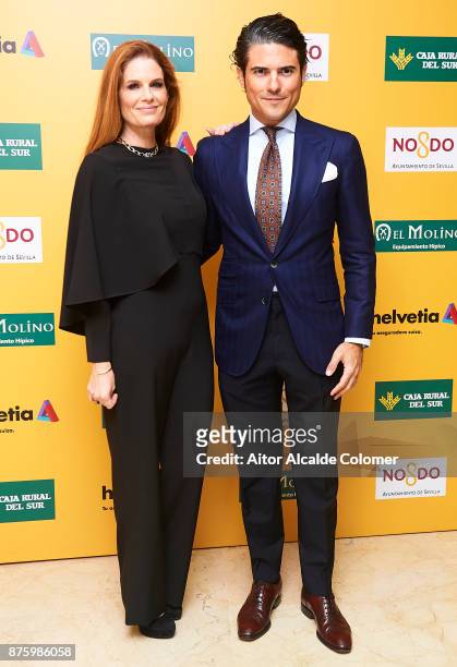 Olivia de Borbon and Julian Porras attends the SICAB Closing Gala 2017 on November 18, 2017 in Seville, Spain.