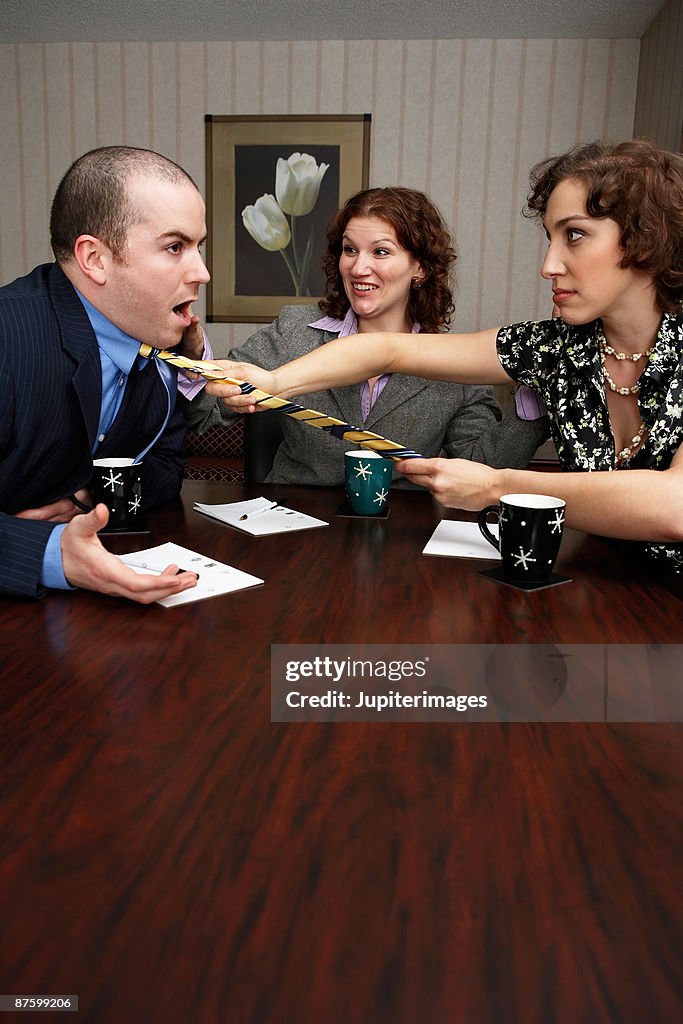 Coworkers fighting