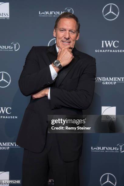 Ralf Moeller attends the 11th Laureus Charity Night at Hangar Duebendorf on November 18, 2017 near Zurich, Switzerland.