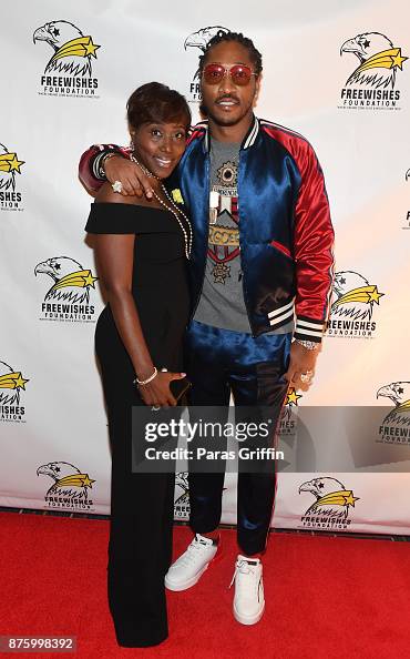 Future The Rapper Parents Rapper Future with his mother Stephanie Jester attend FreeWishes ...