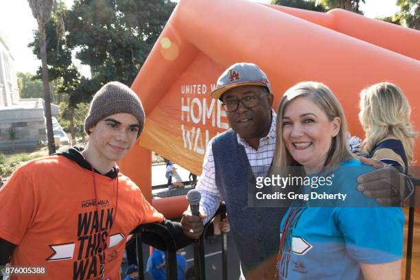 Actor Cameron Boyce, Disney Channel, Elise Buik, President and CEO of United Way of Greater Los Angeles and Board of Supervisors Chairman Mark...