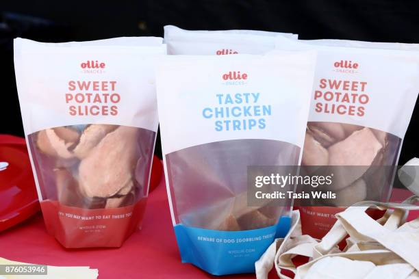 Ollie pet products as seen at the Ollie Pupsgiving Gathering at Platform LA on November 18, 2017 in Los Angeles, California.