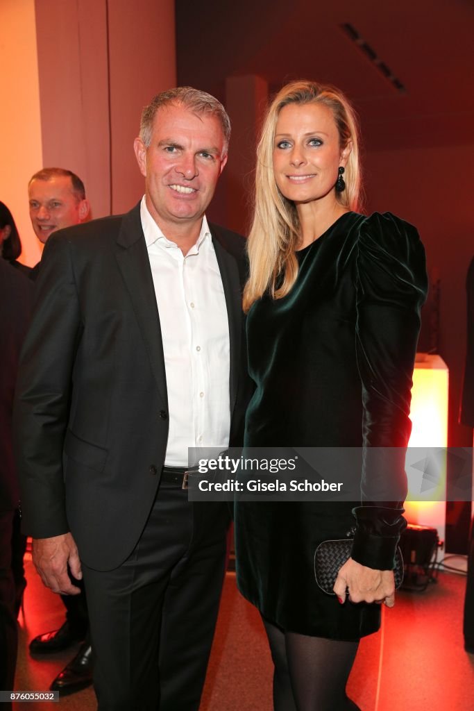 CEO of Lufthansa Carsten Spohr and his wife Vivian Spohr during the