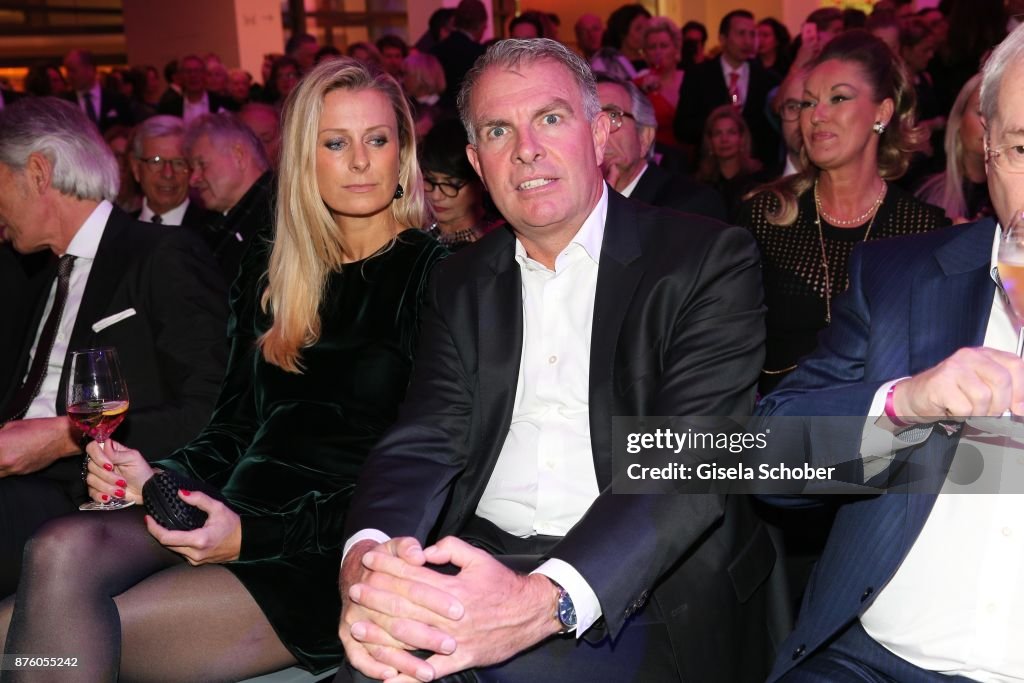CEO of Lufthansa Carsten Spohr and his wife Vivian Spohr during the