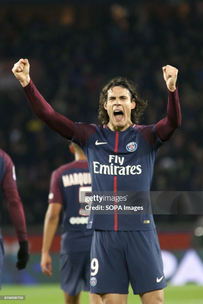 Edinson Cavani during the French Ligue 1 soccer match...