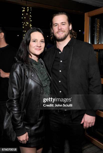Gigi Graff and Colin Bright at the 'Search Party' cocktail reception during Vulture Festival LA presented by AT&T on November 18, 2017 in Hollywood,...