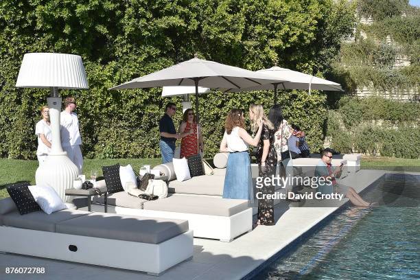 Atmosphere at the Barclays Uber Visa Card Launch Party in the Hollywood Hills on November 18, 2017 in Los Angeles, California.