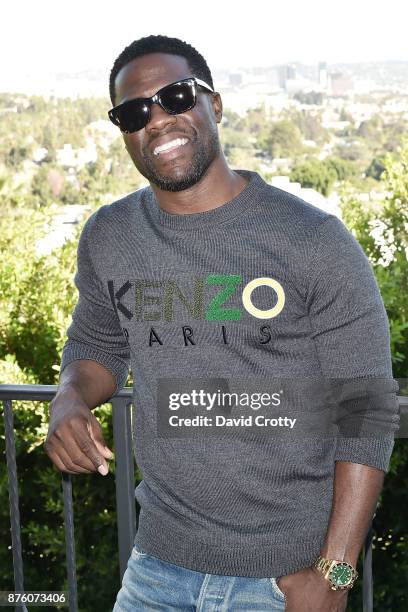 Kevin Hart attends the Barclays Uber Visa Card Launch Party in the Hollywood Hills on November 18, 2017 in Los Angeles, California.