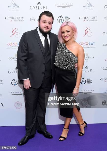 John Bradley West attends The Global Gift gala held at the Corinthia Hotel on November 18, 2017 in London, England.