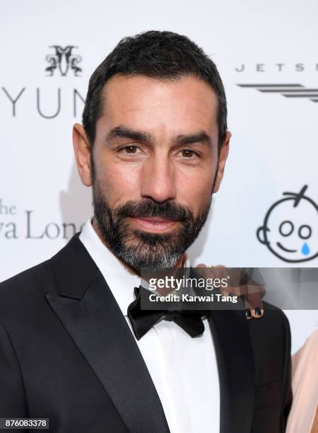 Robert Pires attends The Global Gift gala held at the Corinthia Hotel on November 18, 2017 in London, England.