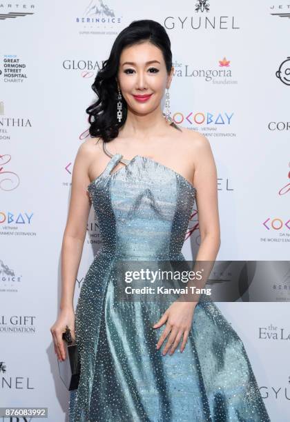 Seia Lee attends The Global Gift gala held at the Corinthia Hotel on November 18, 2017 in London, England.