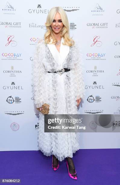 Amanda Cronin attends The Global Gift gala held at the Corinthia Hotel on November 18, 2017 in London, England.