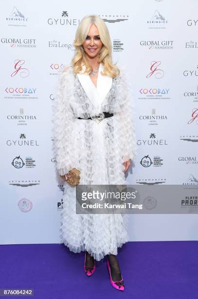 Amanda Cronin attends The Global Gift gala held at the Corinthia Hotel on November 18, 2017 in London, England.