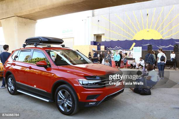 Volkswagen Tiguan Concept shows its chops at the Ollie Pupsgiving Gathering at Platform LA on November 18, 2017 in Los Angeles, California.