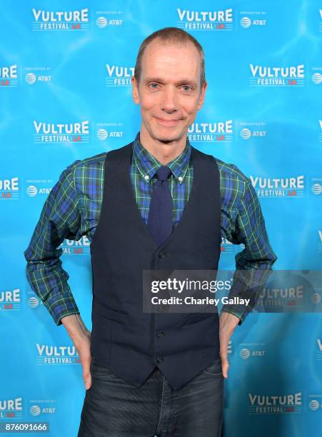 Doug Jones attends "The Shape of Water's Guillermo Del Toro and Dough Jones" panel during Vulture Festival LA Presented by AT&T at Hollywood...