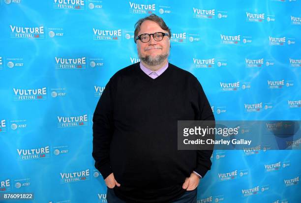 Guilermo Del Toro attend "The Shape of Water's Guillermo Del Toro and Dough Jones" panel during Vulture Festival LA Presented by AT&T at Hollywood...