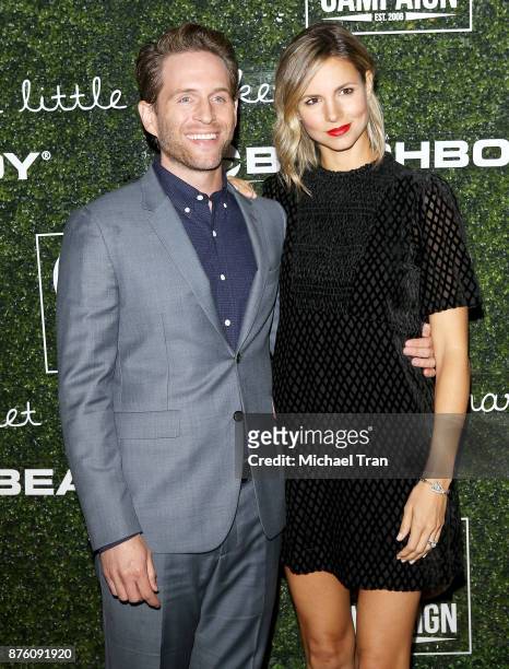 Glenn Howerton and Jill Latiano arrive to the 2017 GO Campaign Gala held at NeueHouse Los Angeles on November 18, 2017 in Hollywood, California.