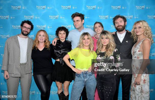 Guest, Jessica Chaffin, Alia Shawkat, John Reynolds, Claire Tyers, Sarah Violet Bliss, Phoebe Tyers, Charles Rogers and Meredith Hagnar attend a...