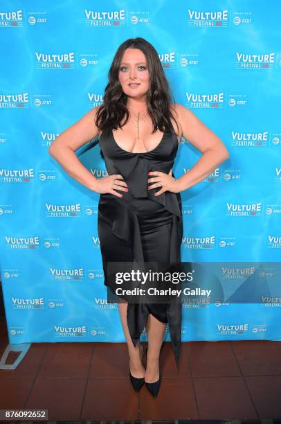 Lauren Ash attends the ''Unreal vs. Superstore: Pop Culture Trivia Game Show,' part of Vulture Festival LA Presented by AT&T at Hollywood Roosevelt...