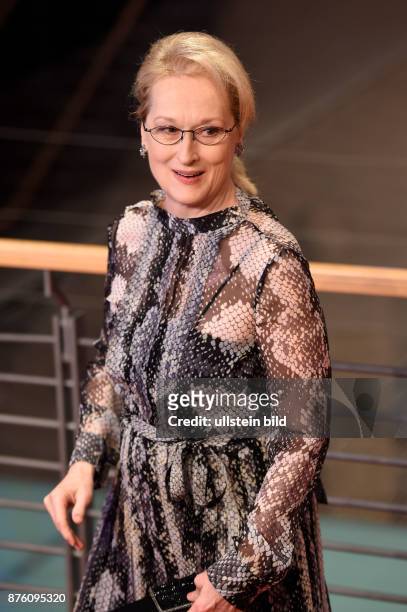 Schauspielerin und Jurypräsidentin Meryl Streep während der Premiere des Eröffnungsfilms -Hail, Caesar- anlässlich der 66. Internationalen...