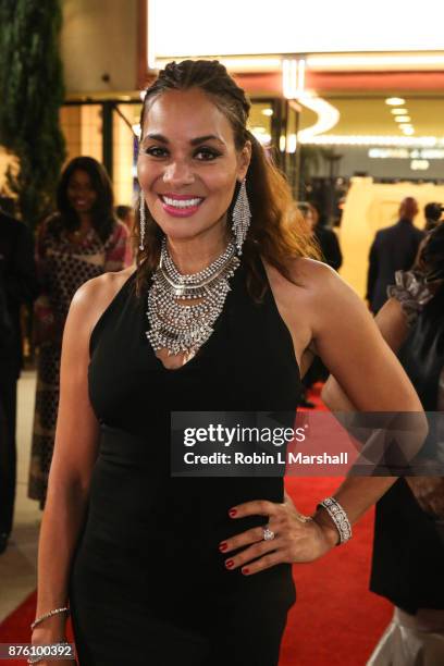 Jaqueline Fleming arrives at the 2017 HAPAwards at Alex Theatre on November 18, 2017 in Glendale, California.