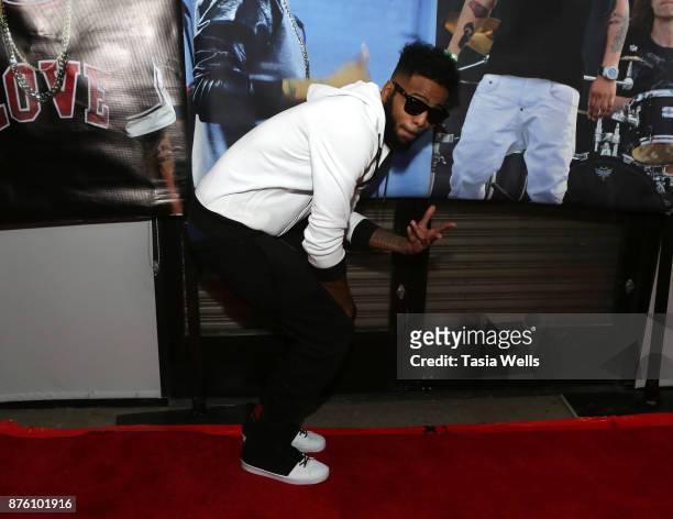 Al B. Sure Jr. Attends Chef Sean's single and video release party for "Gone" on November 18, 2017 in Los Angeles, California.