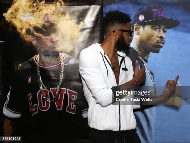 Al B. Sure Jr. Attends Chef Sean's single and video release party for "Gone" on November 18, 2017 in Los Angeles, California.