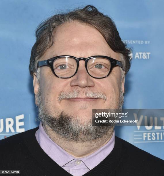 Director/screenwriter/producer Guillermo del Toro attends "The Shape of Water's" panel at Vulture Festival Los Angeles at Hollywood Roosevelt Hotel...