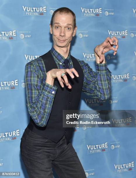 Actor Doug Jones attends the Scandal: Final Season Panel at Vulture Festival Los Angeles at Hollywood Roosevelt Hotel on November 18, 2017 in...