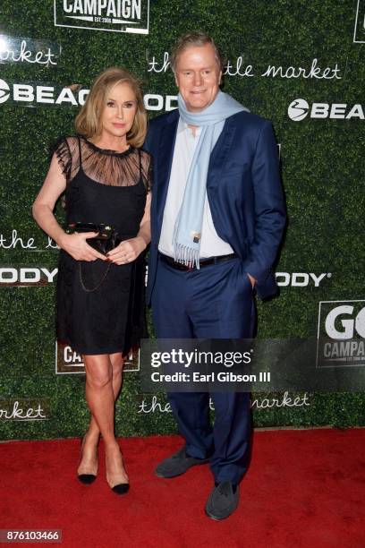 Kathy Hilton and Richard Hilton attend the 2017 GO Campaign Gala at NeueHouse Los Angeles on November 18, 2017 in Hollywood, California.