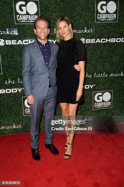 Glenn Howerton and Jill Howerton attend the 2017 GO Campaign Gala at NeueHouse Los Angeles on November 18, 2017 in Hollywood, California.