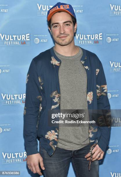 Actor Ben Feldman attends the Scandal: Final Season Panel at Vulture Festival Los Angeles at Hollywood Roosevelt Hotel on November 18, 2017 in...