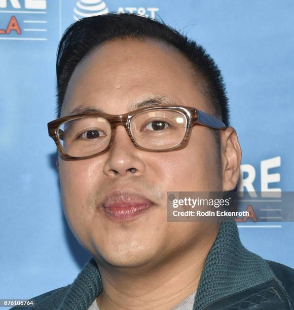 Actor Nico Santos attends the "UNReal vs Superstore: Pop-Culture Trivia Game Show" at Vulture Festival Los Angeles at Hollywood Roosevelt Hotel on...