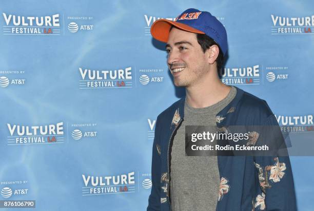 Actor Ben Feldman attends the "UNReal vs Superstore: Pop-Culture Trivia Game Show" at Vulture Festival Los Angeles at Hollywood Roosevelt Hotel on...