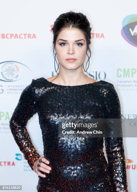 Canadian actress Marie Avgeropoulos attends the 6th Annual UBCP/ACTRA Awards at Vancouver Playhouse on November 18, 2017 in Vancouver, Canada.